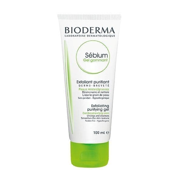 Bioderma-sebium gel gommant-exfolating-combination skin-100ml