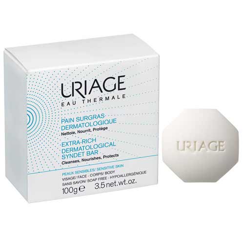 Uriage Extra-Rich Dermatological Syndet Bar - 100g